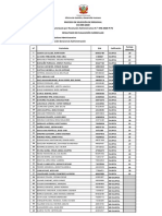 Resultado de Evaluacion Curricular 003