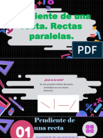 Pendiente de Una Recta. Rectas Paralelas