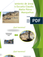 Mejoramiento de Áreas Verdes Escuela Claudio Matte Pérez