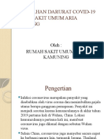 2.3 Pengarahan Darurat Covid-19 Rumah Sakit Umum Aria Kamuning