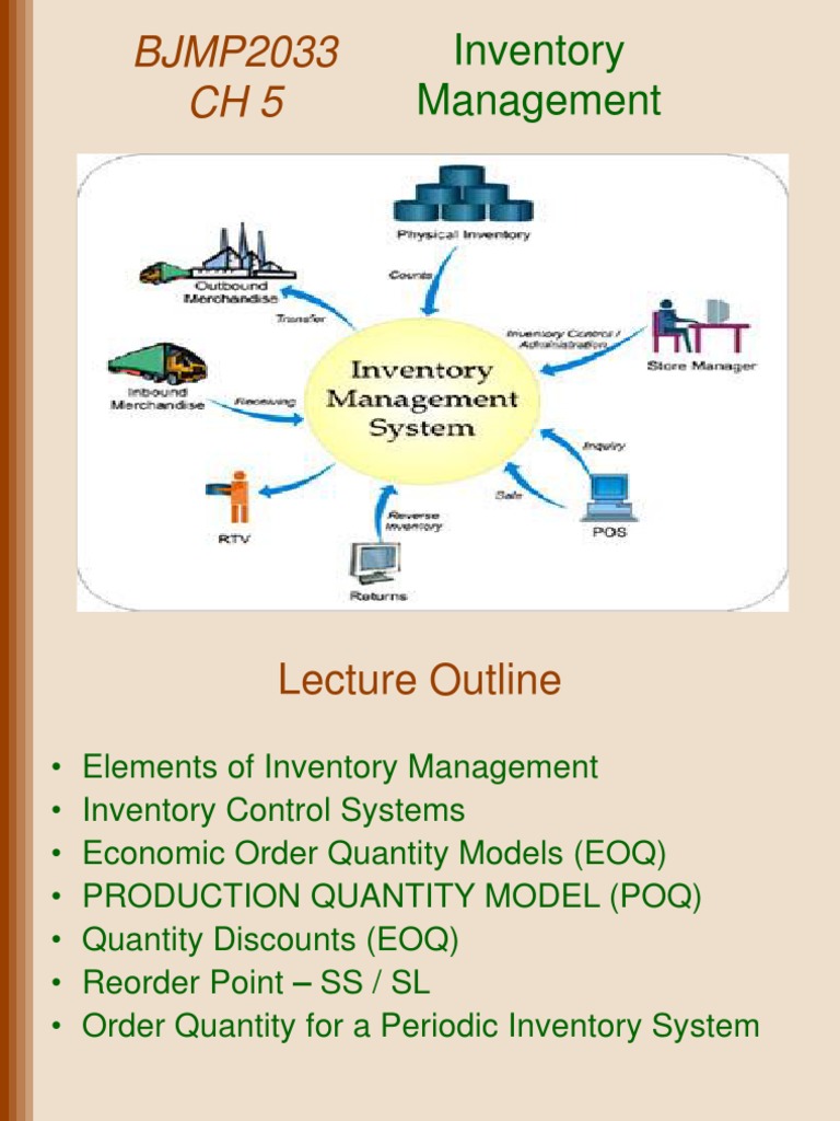 BJMP2033 Chapter 5 Inventory MGMT | PDF | Financial Accounting | Business