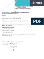 8-1 Expresiones Algebraicas - JG