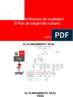 El Plan de Desarrollo Urbano