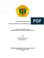 Lembar Kerja Refleksi Modul Profesional 1 Materi Bahasa Indonesia - ISWAHYUDIN - PGSD A