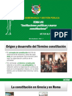 Instituciones Políticas y Marco Constitucional5