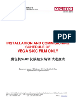 Installation and Commisioning Plan For Vega S40C Film Only