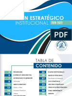 Plan Estratégico Institucional 2019 2022