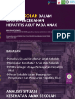 PERAN SEKOLAH HEPATITIS AKUT - Dr. Muji Sulistyowati, S.KM., M.Kes