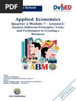 Applied Economic Quarter 2 Module 7 Week7wa Blue Font