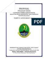 Proposal Sarana Penunjang Pembelajaran Digital