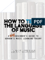How To Teach The Language of Music