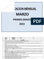 1 Planeacion - de - Marzo - 1er - Grado - 2022-2023