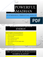 The Powerful Ramadhan