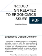 Ergonomics For Product Design
