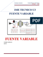 Informe Tecnico - U3 - 200V