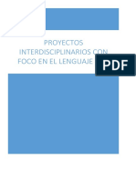 Proyectos interdisciplinarios