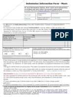 Submission Information Form Music (Word Document)