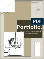 Gray Minimalist Illustrator Portfolio Cover Document