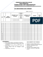 5543 Instrumen Audit Kepatuhan Kebersihan Tangan