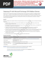 Microsoft Exchange 2016 DG