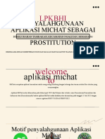 Penyalahgunaan Aplikasi Michat Sebagai Media Cyber Prostitution