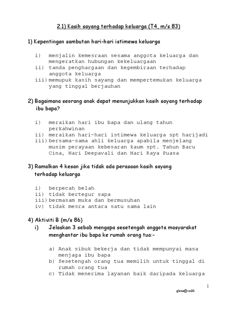 1 Keluarga T4