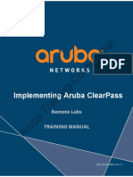 Implementing Aruba ClearPass Lab Guide With Covers Rev 20.11