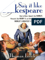 Say It Like Shakespeare - How To Give A Speech Like Hamlet, Persuade Like Henry V, and Other Secrets From The World's Greatest Communicator (PDFDrive)