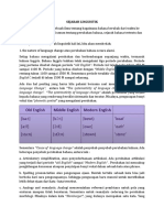 Historical Linguistic by Sarkiah Hafsari 