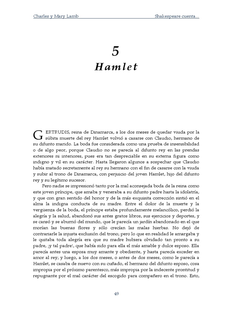 4 hamlet pdf aldea william shakespeare