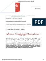 Propiedades Térmicas y Físicas - Teach Food Engineering