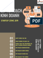 Startup Zone Lập Kế Hoạch Kinh Doanh 2019