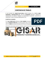 Constancia de Gisar