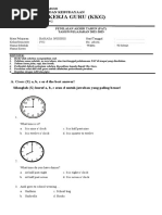 Soal, Kunci, Kisi-Kisi Bahasa Inggris Kelas 4