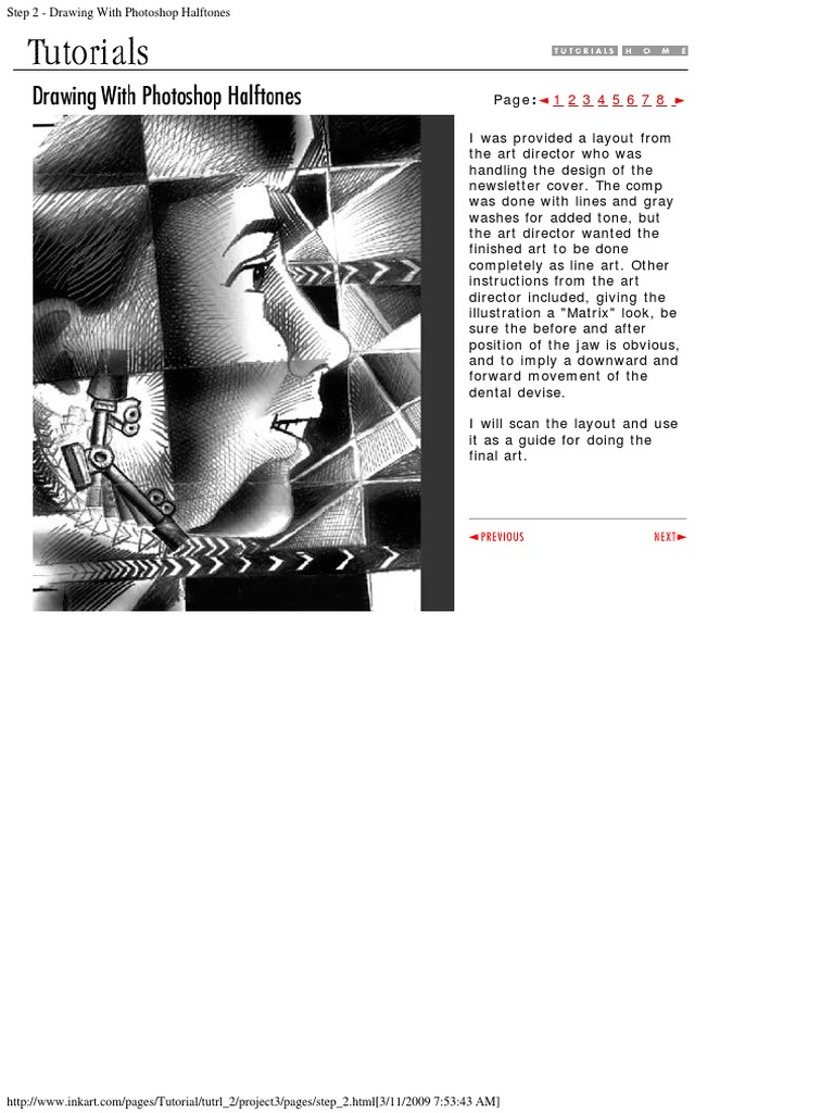 Step 2 Drawing With Halftones PDF Graphic Design Communication Design