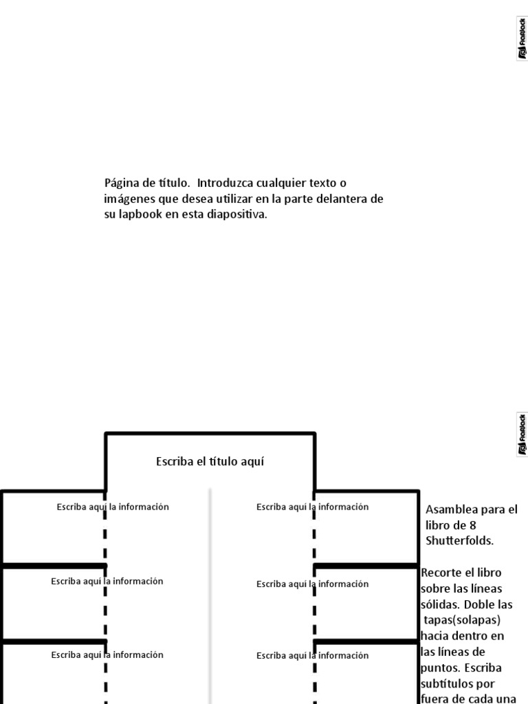 Guía de Ensamblaje de Lapbooks | PDF