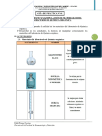 Práctica de Química Orgánica #01 - Laboratorio.