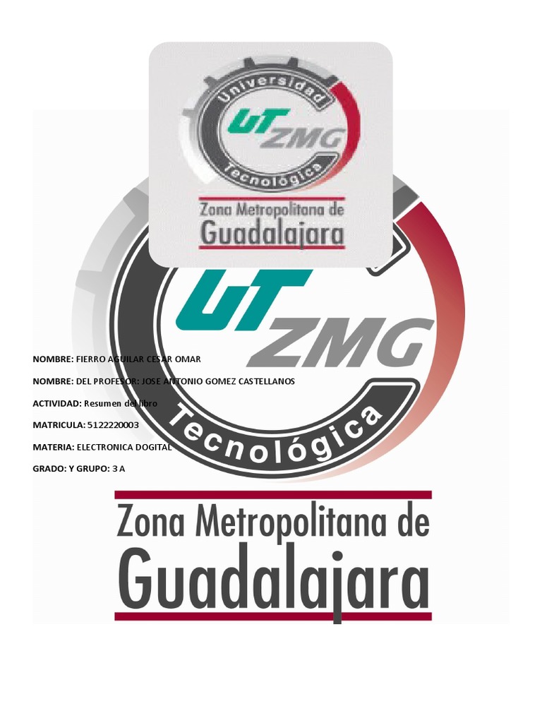 Logo UTZMG en Electrónica Digital | PDF | Programa de computadora ...