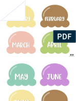 Printable Months of The Year Printable 10