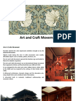 Art and Craft Movement & Art Nouveau