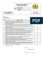 Daftar Tilik SOP Peminjaman Dan Pemulangan Berkas Rekam Medis