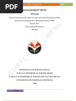 Download Manajemen Mutu_harry Lukman k 0807841 by dias_997 SN64808536 doc pdf