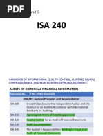 List Of Isa Standards Pdf Audit Financial Audit