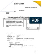 Cotización N 0308-1-2022 - Levantamineto de Informacion y Actualizacion de Diagras Unifilares