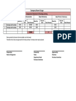 Comparative Statement Format in Excel