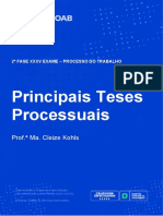 E-Book Principais Teses Processuais - Prof. Cleize