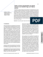 2001 - Studies of Flavor Encapsulation by Agents Produced From Modifiied Sago