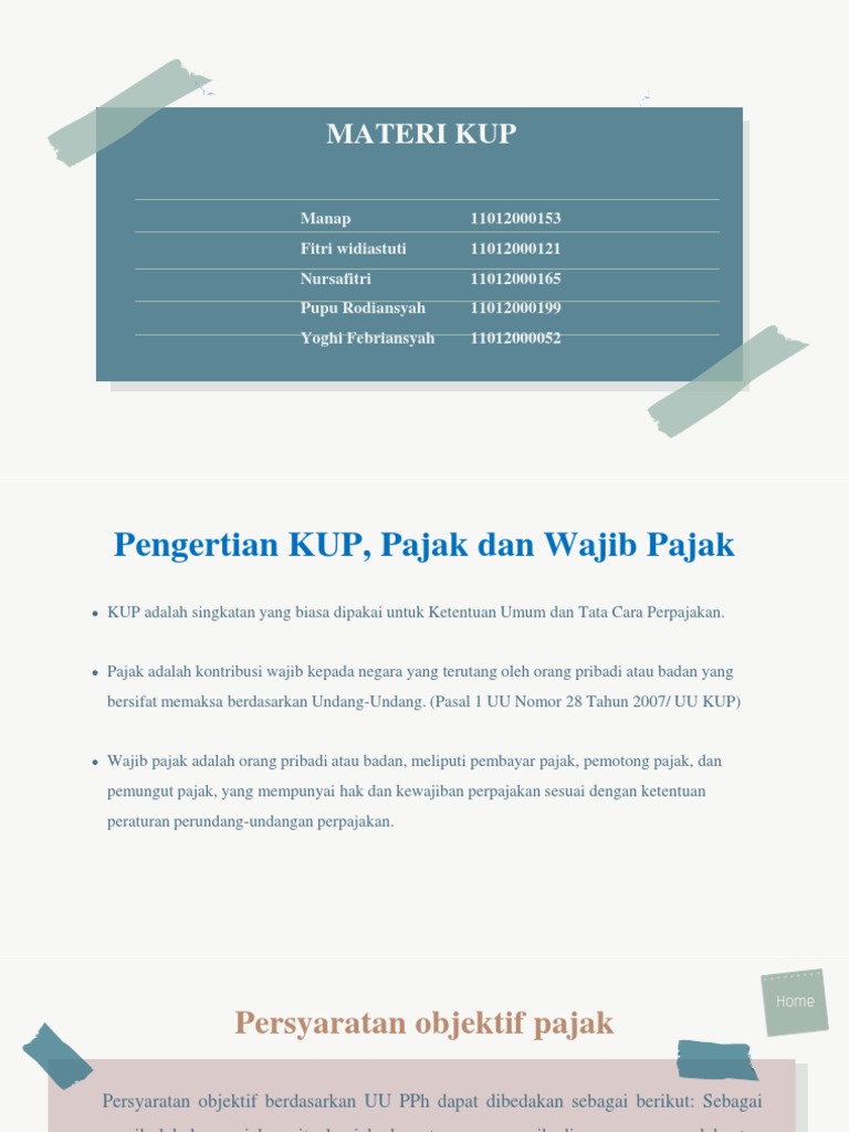 Pengantar Ketentuan Umum Perpajakan Pdf