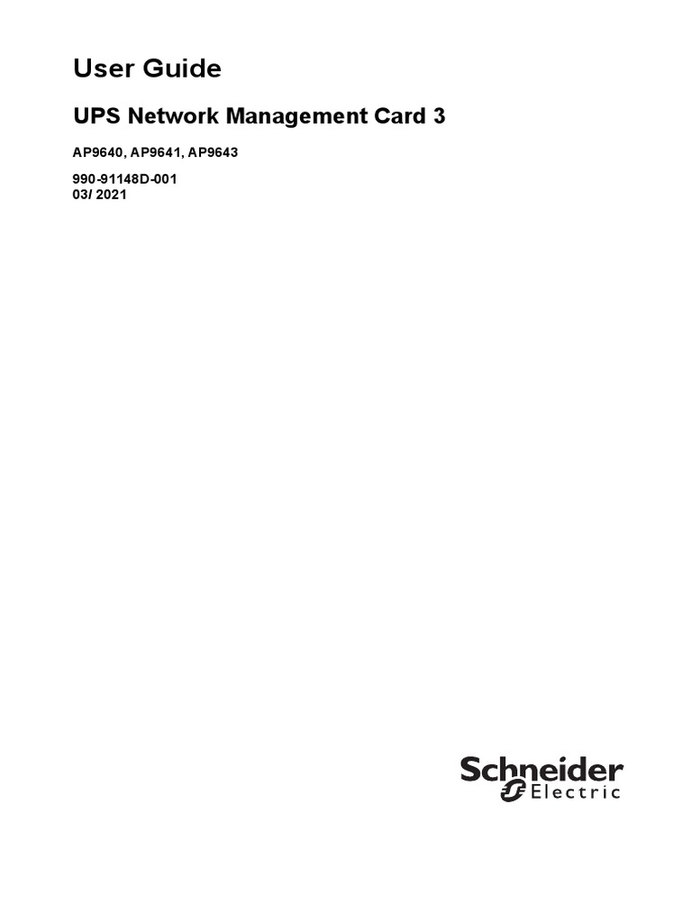 APC Network Card 3 PDF World Wide  & 