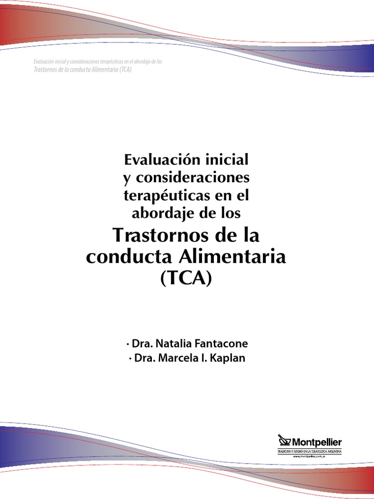 Trastornos De La Conducta Alimentaria Tca Evaluación Inicial Y